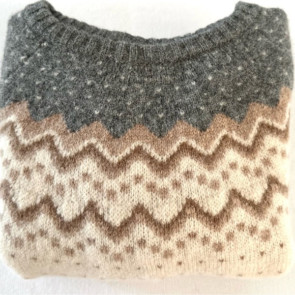 Women’s Fair Isles Style Fjallraven Övik Knit Sweater - Picture 9 of 9